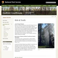 Kids & Youth - Guilford Courthouse National Military Park