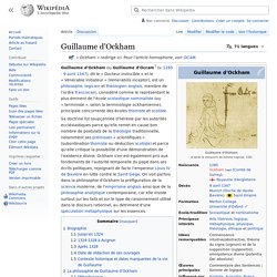 Guillaume d'Ockham
