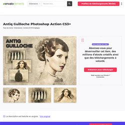 Antiq Guilloche Photoshop Action CS3+ par FD-Design sur Envato Elements