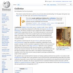 Guillotine