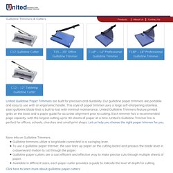 United Paper Trimmers