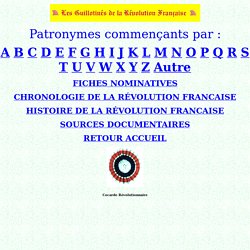 Les Guillotinés de la Révolution française