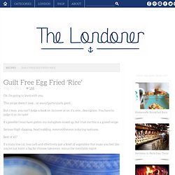 Guilt Free Egg Fried 'Rice'