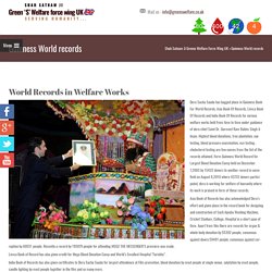Guinness World records - Shah Satnam Ji Greens Welfare Force Wing UK