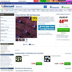 Achat Frise 5x0,3m,192 led blanches pour professionnels sur CdiscountPro.com