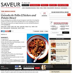 Guisado de Pollo (Chicken and Potato Stew) Recipe
