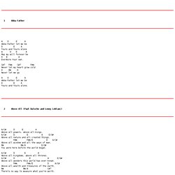 Cardigans kiss me guitar chords
