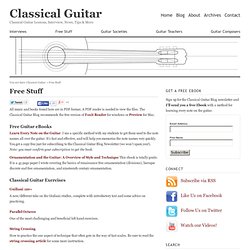 Free Guitar Sheet Music : Free Guitar Ebooks