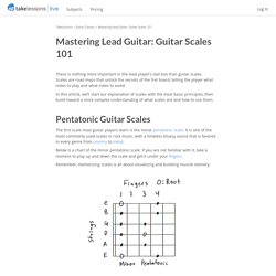 Guitar Scales 101: Mastering the Lead Guitar