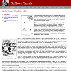 Gulliver’s Travels to Lilliput: History, Politics, Culture & Satire of Lilliput - Gulliver's Travels