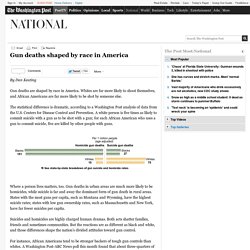 Gun deaths shaped by race in America