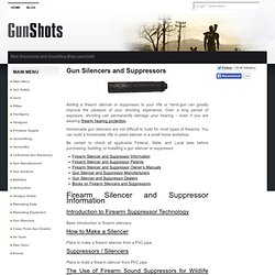 Gun Silencers and Suppressors