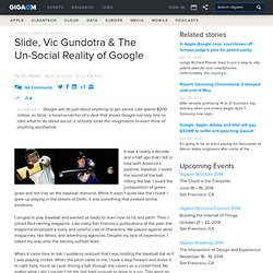 Slide, Vic Gundotra & The Un-Social Reality of Google