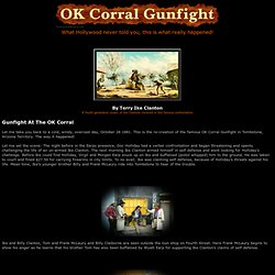 Gunfight At The OK Corral - Tombstone - Wyatt Earp, Doc Holliday - Ike Clanton