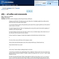 gunwars: (02) → of coffee and crosswords