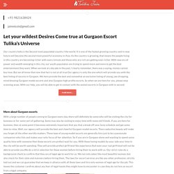 Gurgaon Escorts Service - High profile Escorts in Gurgaon
