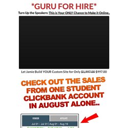 Guru For Hire - - Create Your Own Website