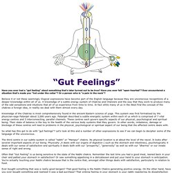 Gut Feelings