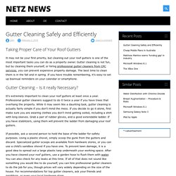 Gutter Cleaning Safely and Efficiently