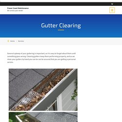 Gutter Clearing Professional in Maryborough