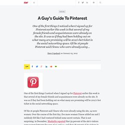 A Guy's Guide To Pinterest