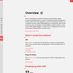 Web Toolkit Overview - Google Web Toolkit