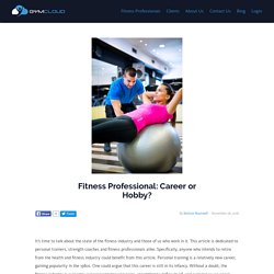 Fitness Professional: Career or Hobby?