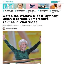Watch Oldest Gymnast Johanna Quaas Crush This Impressive Routine