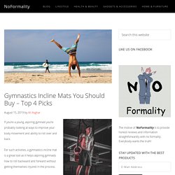 Gymnastics Incline Mats You Should Buy - Top 4 Picks
