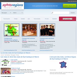 Gymnastique - Bourgogne - Nievre : Tout sur les clubs sportifs, des ligues et des comités