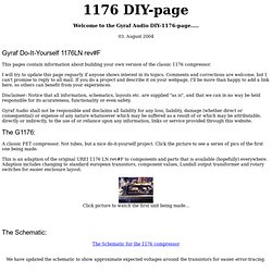 Audio - DIY 1176