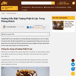 Hướng Dẫn Đặt Tượng Phật Di Lặc Trong Phòng Khách