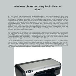 h1windows phone recover
