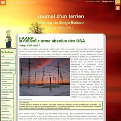 HAARP : la nouvelle arme absolue des USA