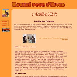 Habillé pour l&#039;Hiver &gt; Radio HDR