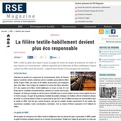 La filière textile-habillement devient plus éco responsable