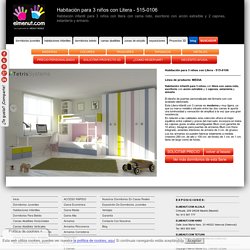 Habitación para 3 niños con Litera - 515-0106