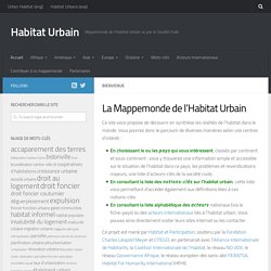 Mappemonde de l'Habitat Urbain vu par la Société Civile