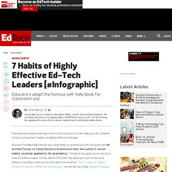 7 Habits of Highly Effective Ed-Tech Leaders [#Infographic]
