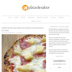 Cómo hacer una pizza de coliflor (pizza sin gluten) - Pizca de Sabor