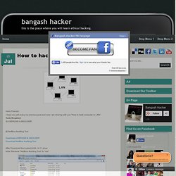 How to hack computer in LAN