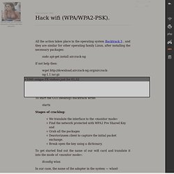 Hack wifi (WPA/WPA2-PSK). « Variable