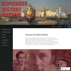 Espionage History Archive