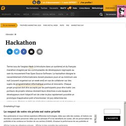 Hackathon - Définition du glossaire