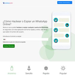 Hackear WhatsApp Online y Espiar WhatsApp Facil 2020 □