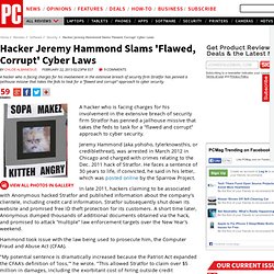 Hacker Jeremy Hammond Slams 'Flawed, Corrupt' Cyber Laws