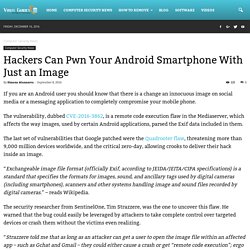 Hackers Can Pwn Your Android Smartphone With Just an Image
