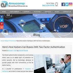 Here’s How Hackers Can Bypass SMS Two-Factor Authentication