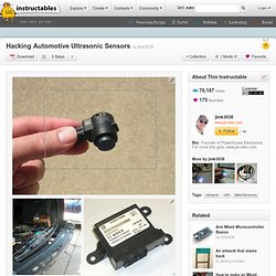 Hacking Automotive Ultrasonic Sensors