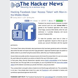 Hacking Facebook User 'Access Token' with Man-in-the-Middle Attack